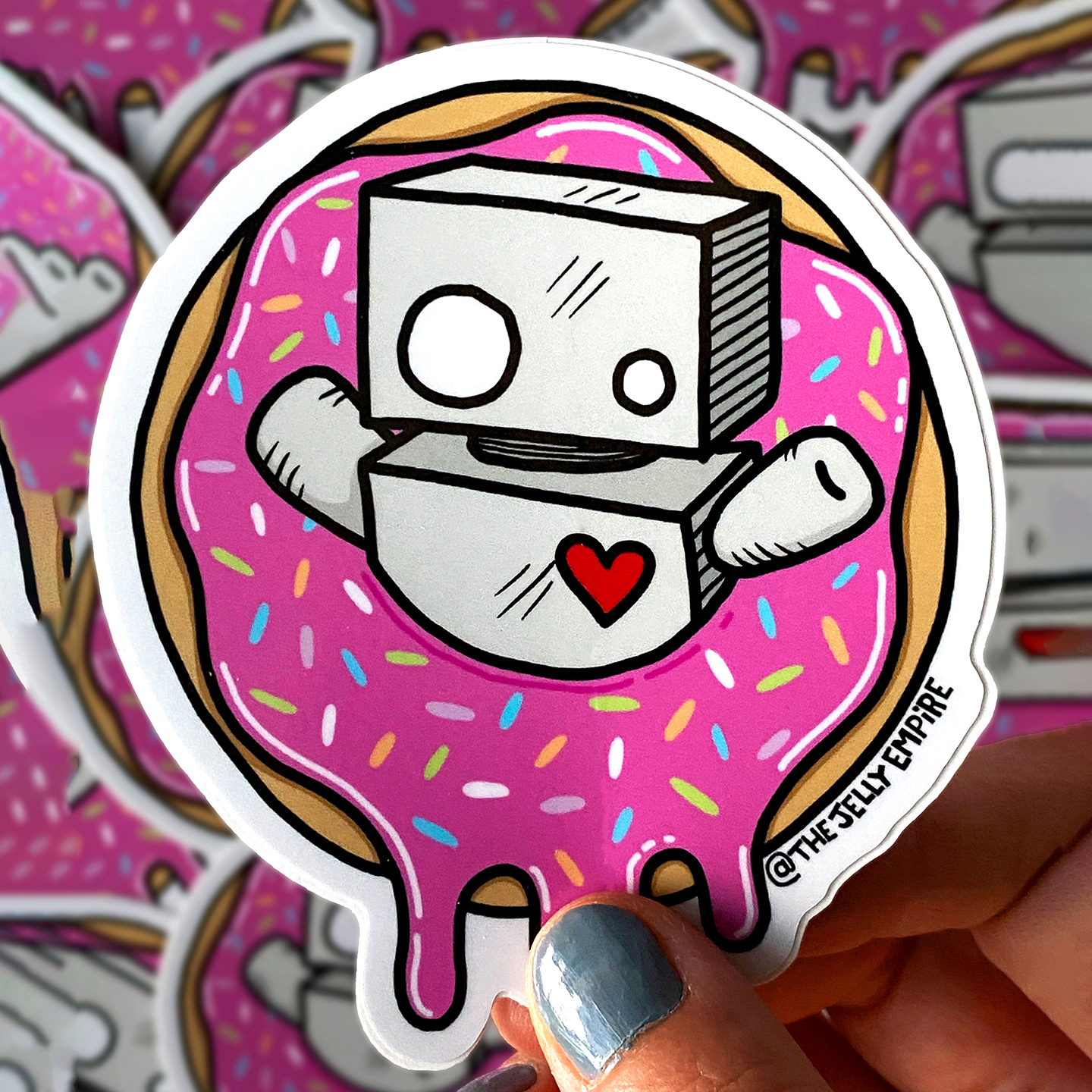 Jelly Robot Sticker